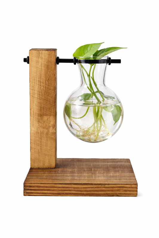 Wooden Vase Propagation Stand